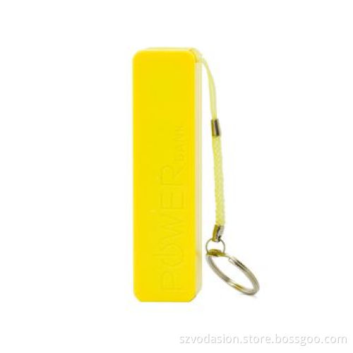 Promotional gift lipstick design mobile power bank with 2600mAh battery capacity